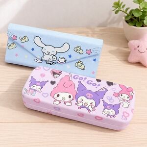 Cute Sanrio Glasses Case Set – Cinnamoroll & My Melody/Kuromi